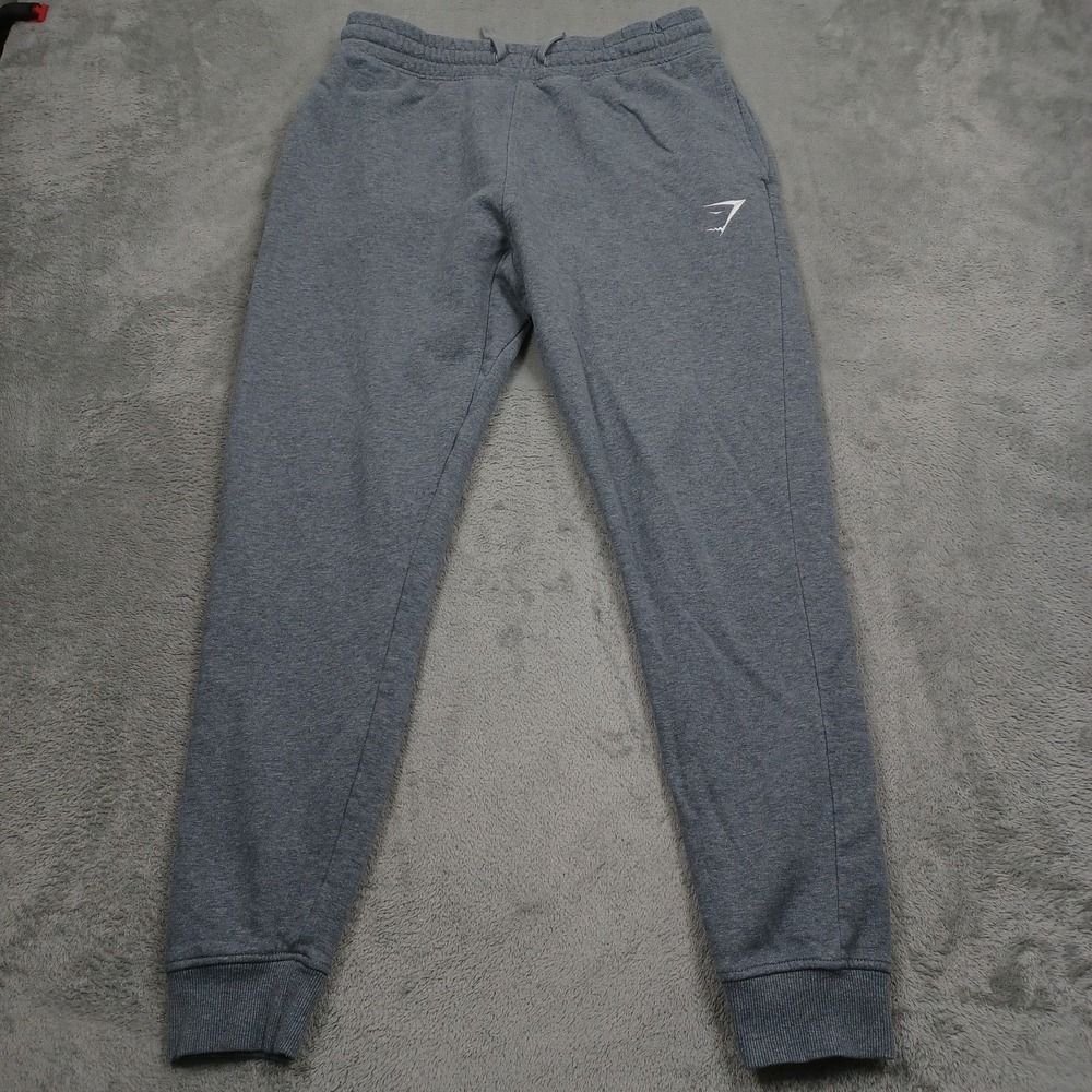 Gymshark Pants Mens Medium Gray Pockets Activewear Casual Drawstring Jogger